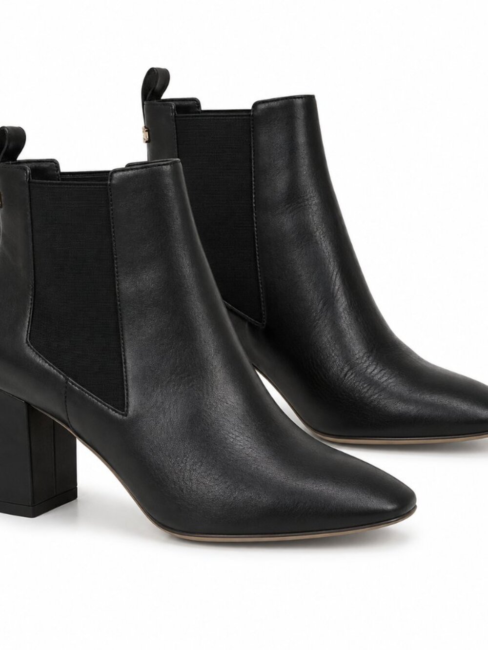 Cole Haan Black Leather Ankle Booties